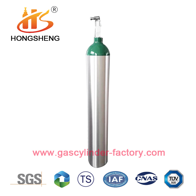 Supply ISO 4.6L aluminum alloy portable oxygen gas cylinder Medical oxygen tanks Wholesale