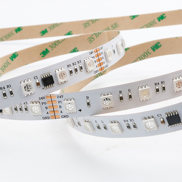 Supply DMX512 24V 60 LEDs Digital Dual Addressable Signal LED Strip ...