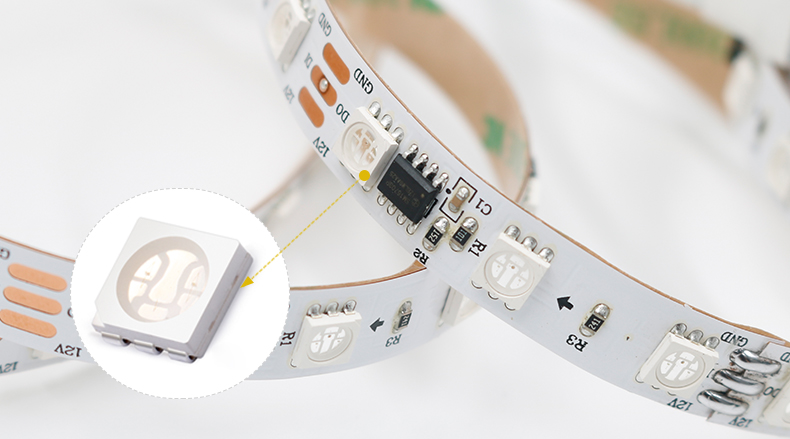Wiring method of LED strip light