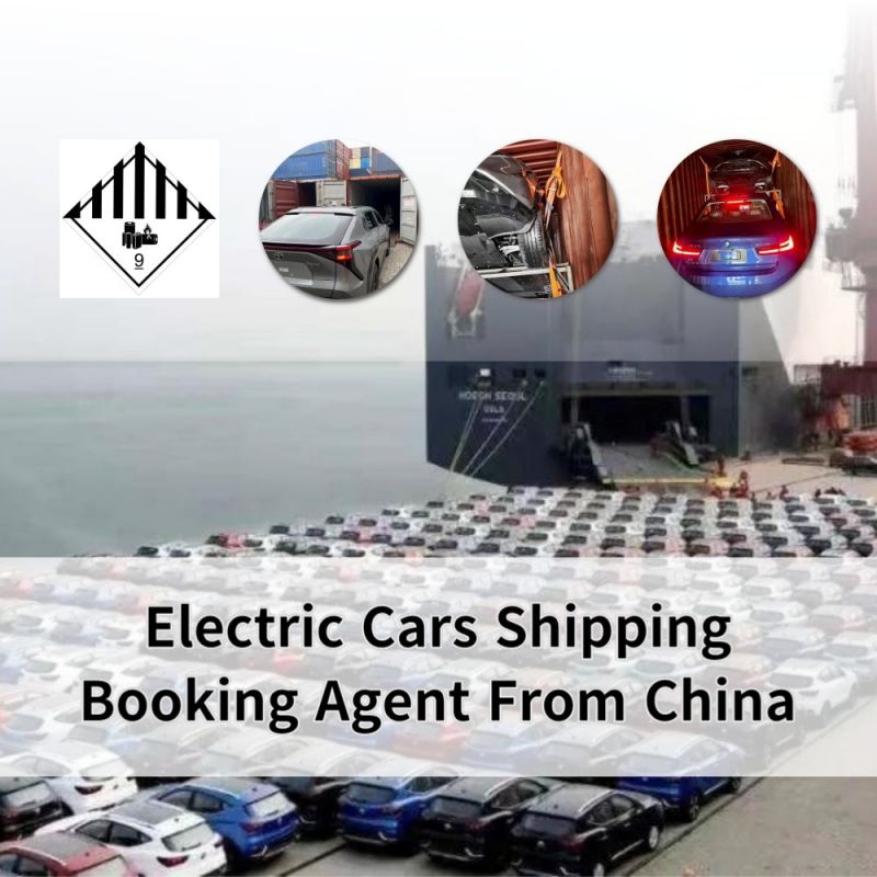Carros elétricos enviados da China EVs e transporte híbrido