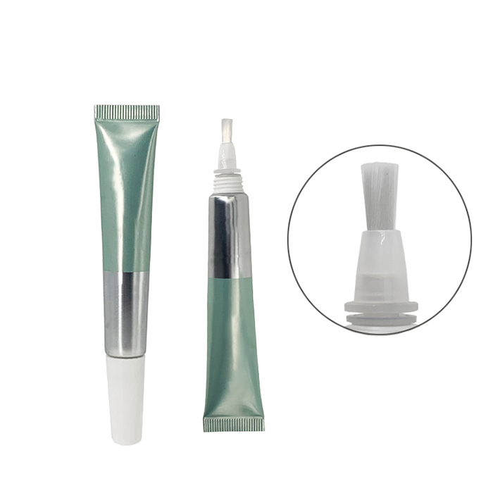 Confezione di tubi cosmetici da 15 ml-25 ml con flacone vuoto di correttore per pennelli