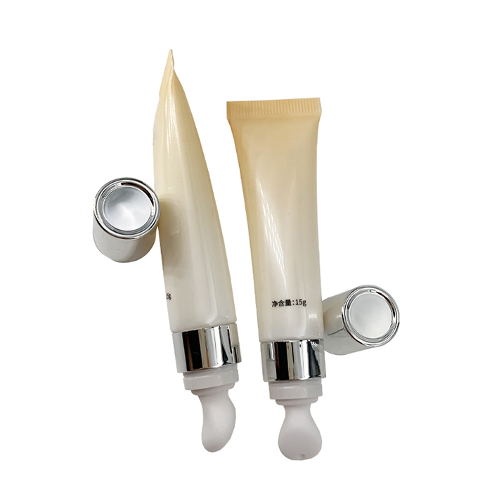 Tube cosmétique en plastique de bâton de lèvre de 10ml-25ml avec la céramique inclinée
