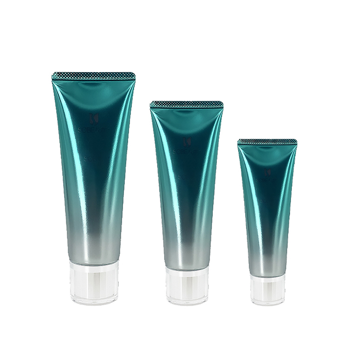 100ml Cosmetic Tube Packaging with Luxury Ending Acrylic Cap