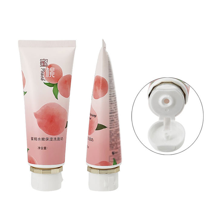 120ml Cosmetic Round Soft Hand Cream Plastic Tube