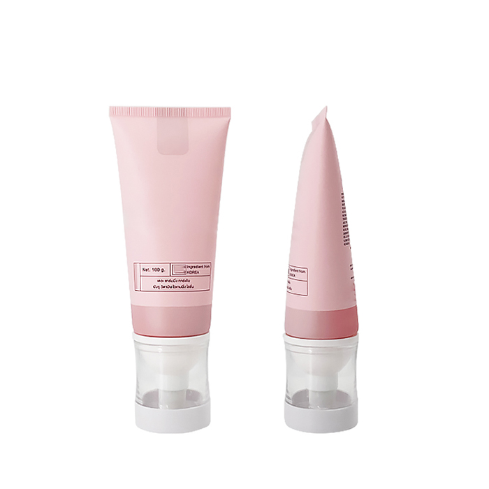 Eco-friendly Soft Plastic Cosmetic Airless Pump Tube for BB Cream