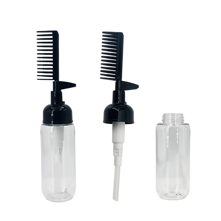 100ml Straight Hair Bottle with Comb Suitable for Hair Dye