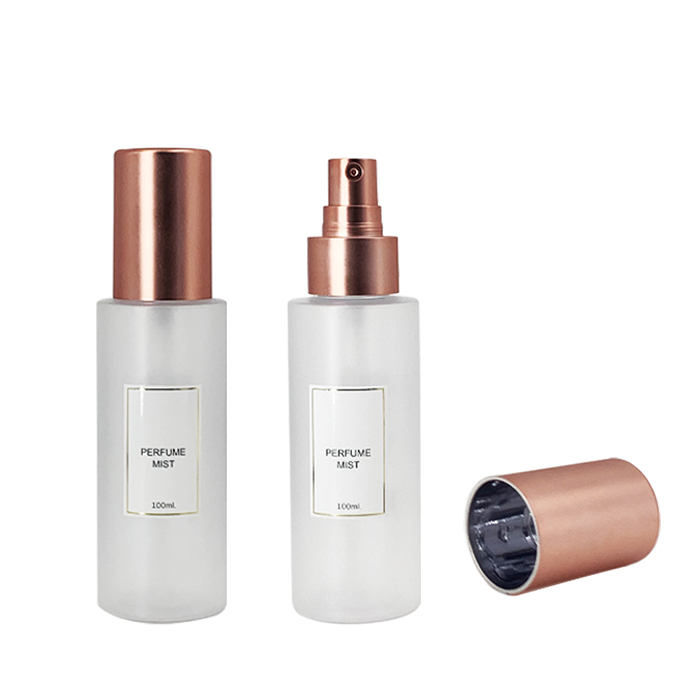 100ml High-grade Cosmetic Container with Metal Color Press Pump