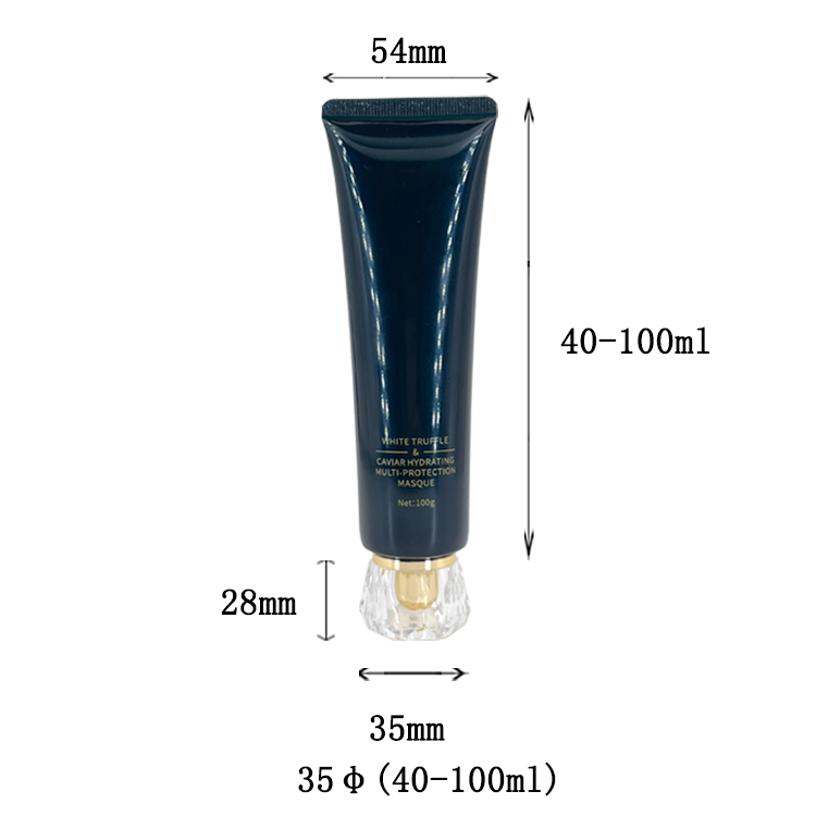 High-end custom cleanser hose cosmetics packaging