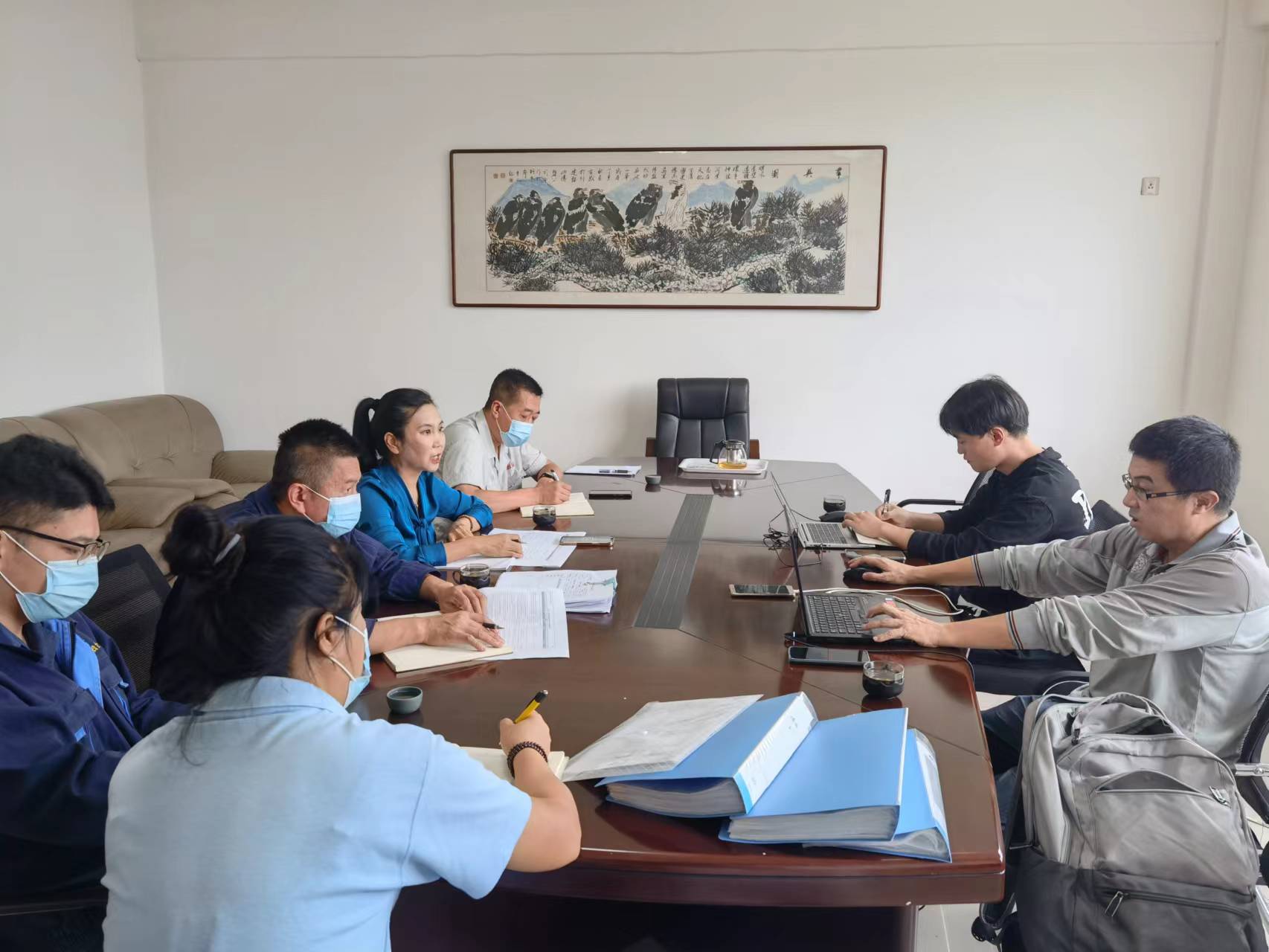 Danieli SD supervisor  and SQD engineer come to our company for supplier evaluation