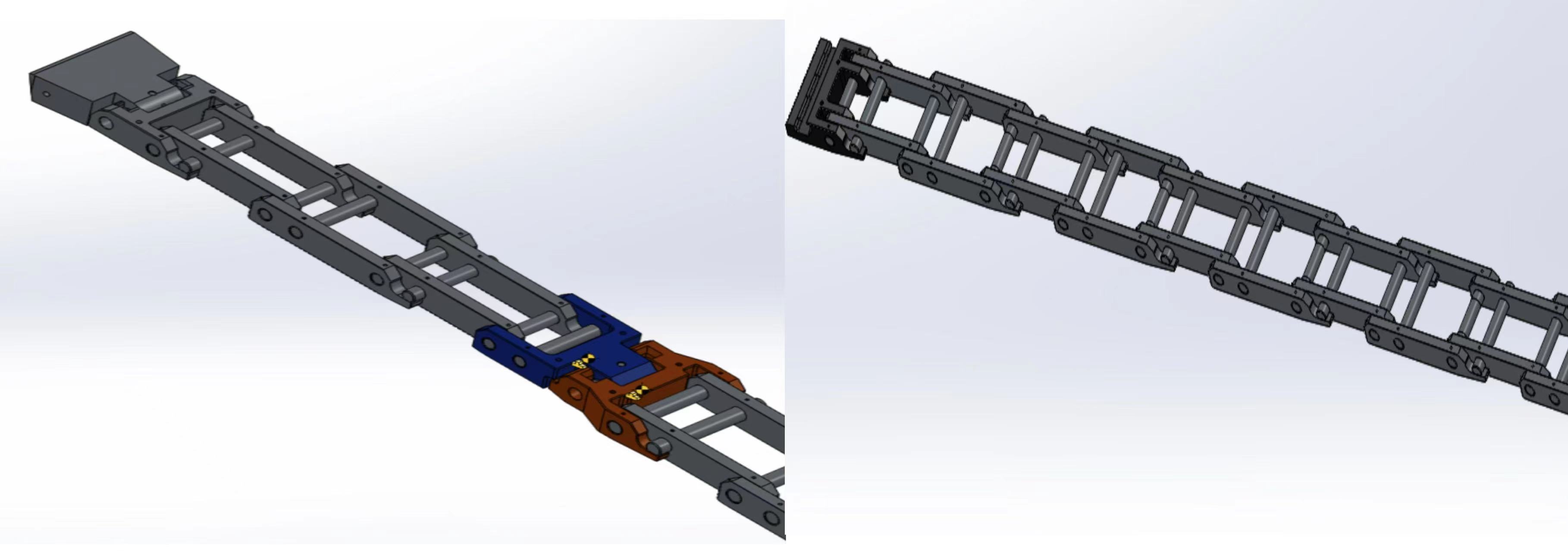 Dummy bar of rectangular billet caste