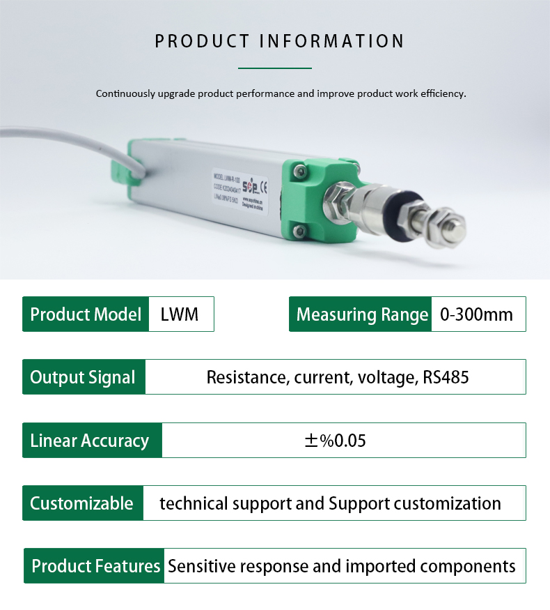 potentiometer displacement sensor