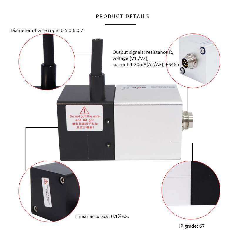 rope displacement sensor