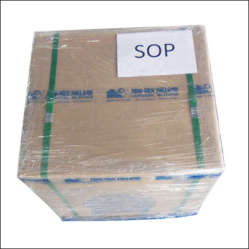 carton packing of blower