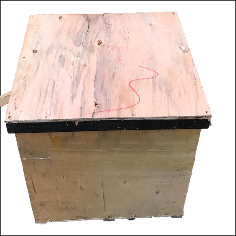 wooden packing of blower