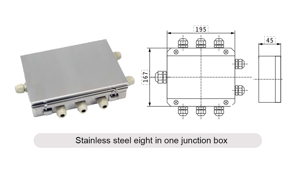 stainless steel material junction box