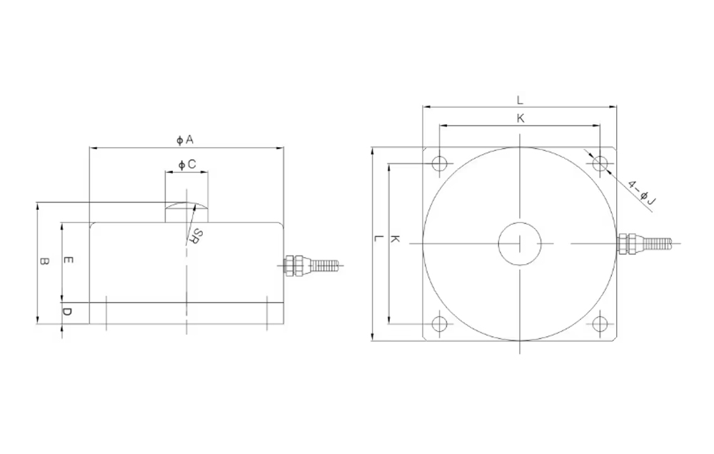 Spoke load cell