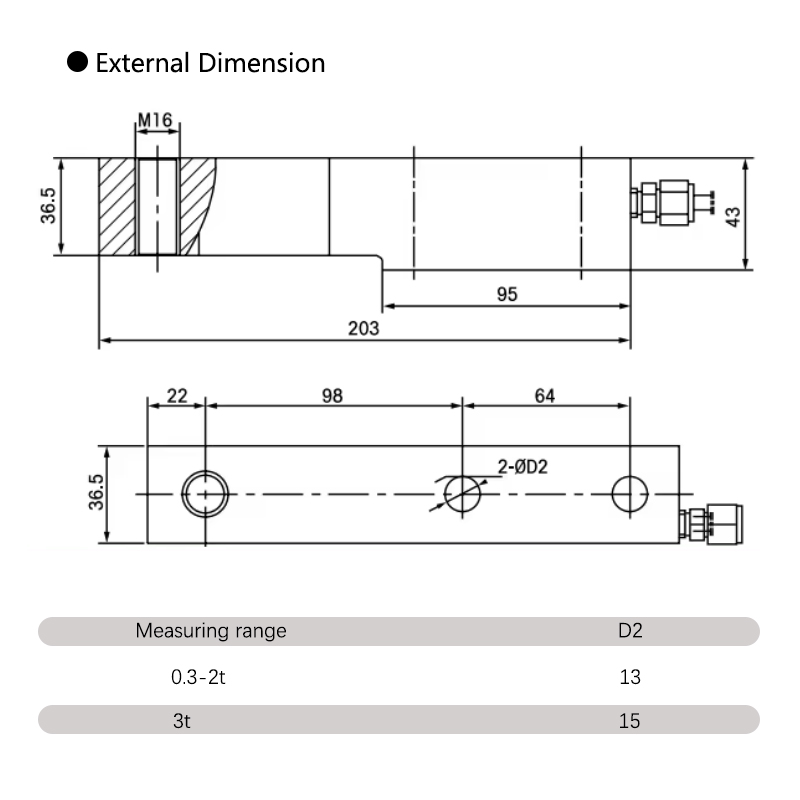 weighing sensor