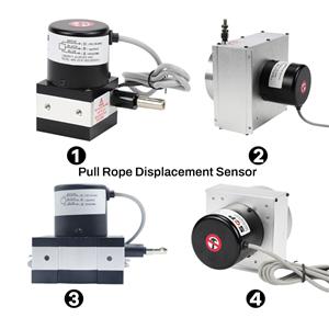 What do you know about the characteristics and applications of rope displacement sensors?
