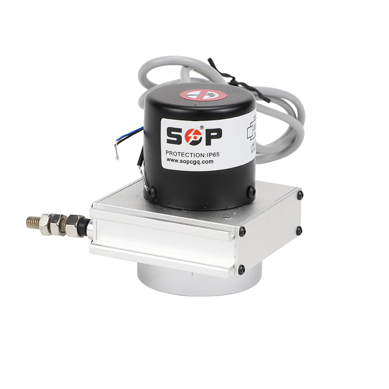 Principle and application of pull-rope displacement sensor