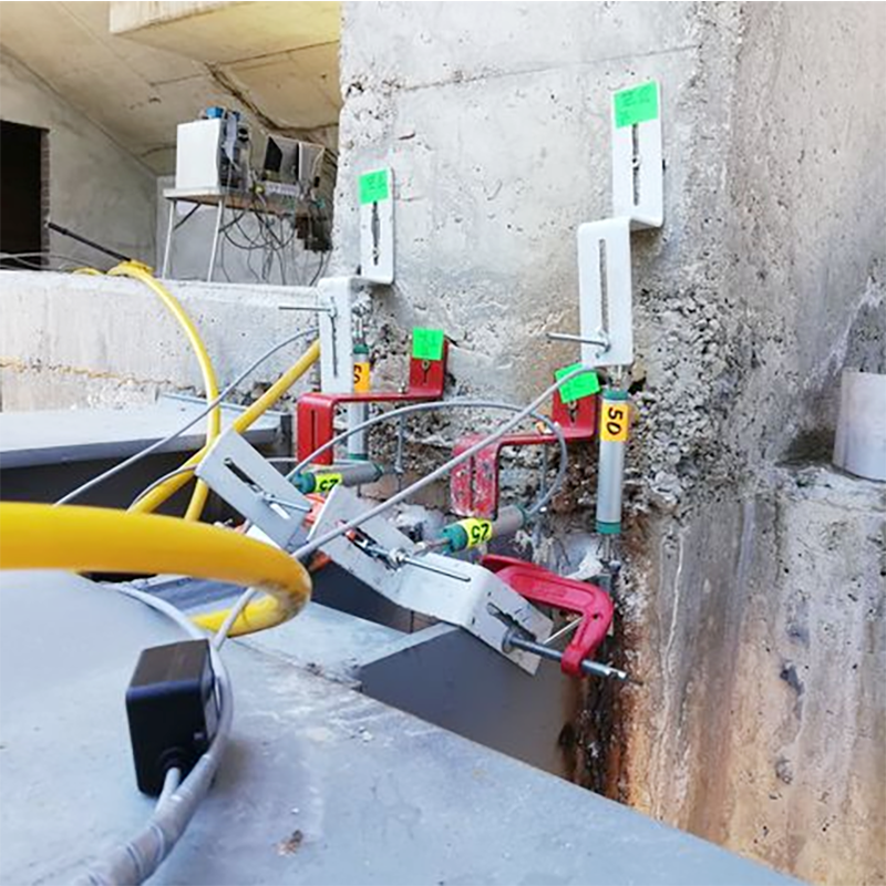 Application of SOP linear displacement sensor in tunnel