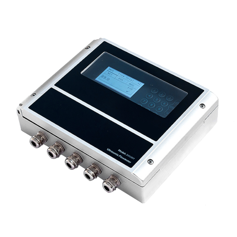 Portable Customized Flow Meter Support Clamp-On Ultrasonic Water Flowmeter Liquid Flow Meter Display for Water Applications