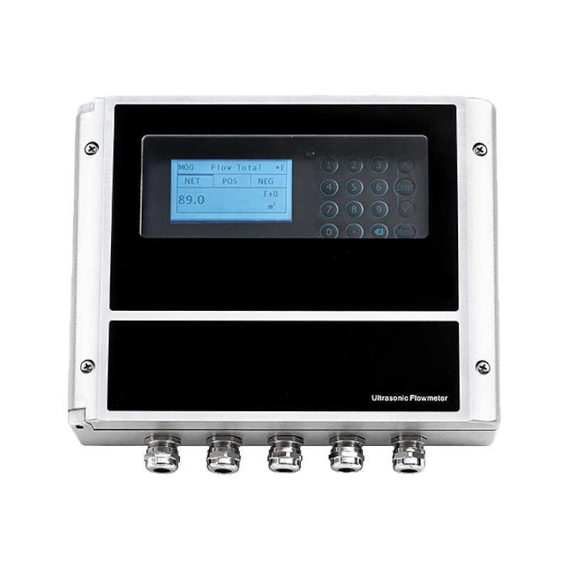 Portable Customized Flow Meter Support Clamp-On Ultrasonic Water Flowmeter Liquid Flow Meter Display for Water Applications