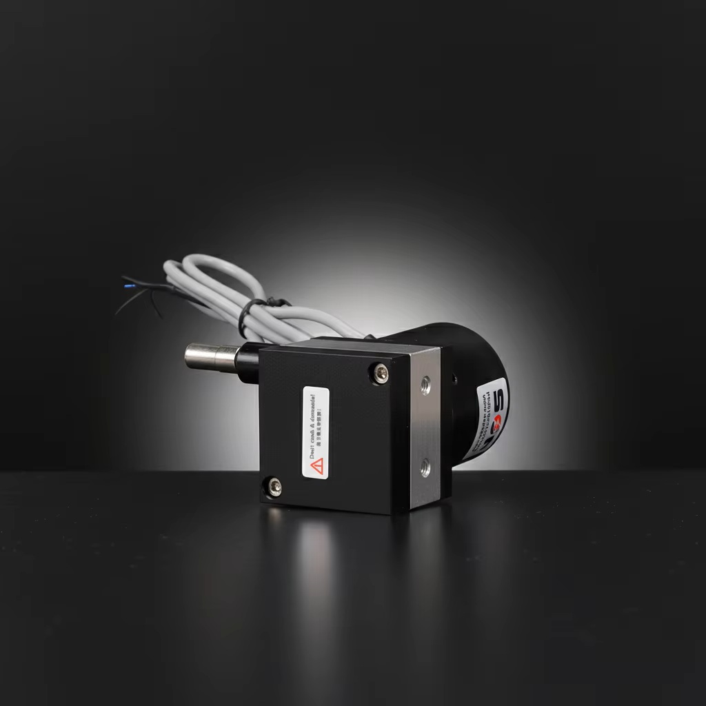 WPS 2000mm Push Pull Draw Wire Encoder Displacement Sensor 4-20mA/0-10V Output Linear Position Sensor for Industrial Automation