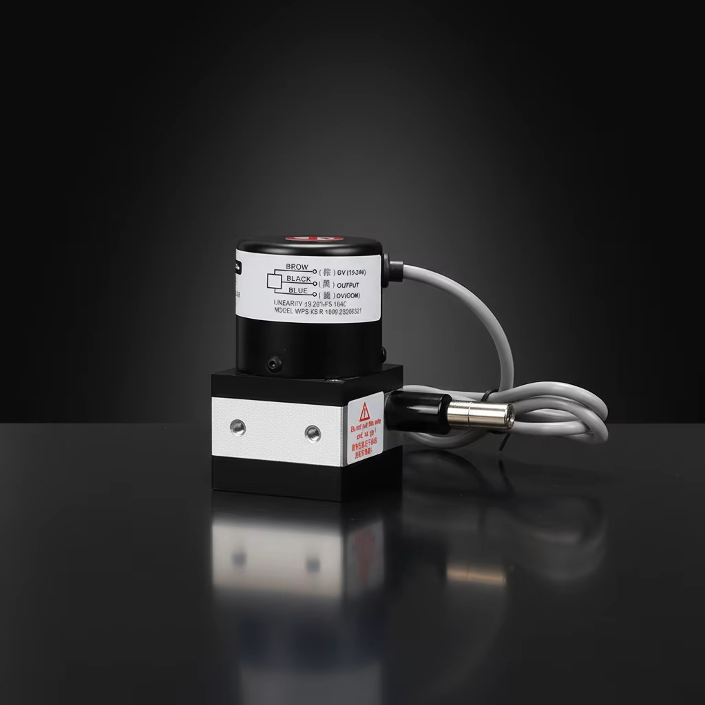 WPS 2000mm Push Pull Draw Wire Encoder Displacement Sensor 4-20mA/0-10V Output Linear Position Sensor for Industrial Automation