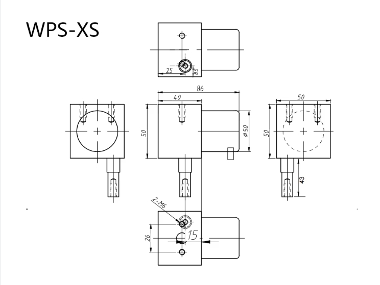 draw wire encoder 2000mm