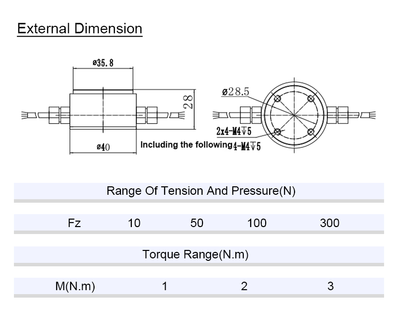 Multi-dimensional Force Sensor