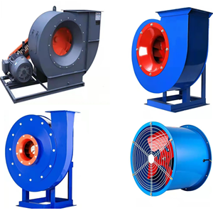 The construction of centrifugal fans can be classified in the following ways
