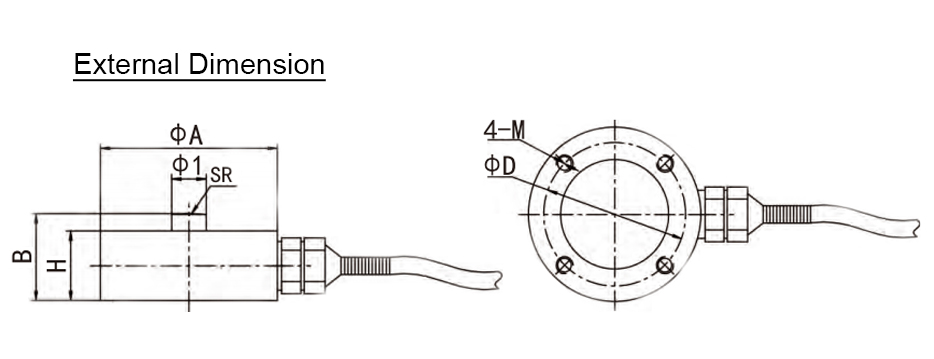 Compression Type Weighing Sensor