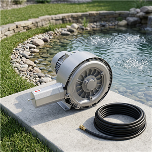 High pressure ring blower: the fish pond is oxygenated and upgraded to escort efficient ecological farming