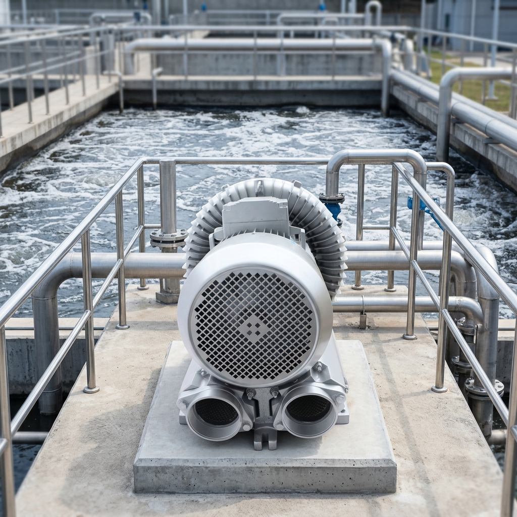 High-pressure air blower