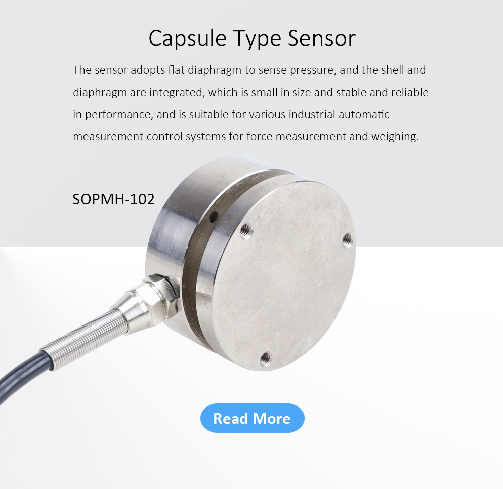 Flat Diaphragm Tension Compression Sensor