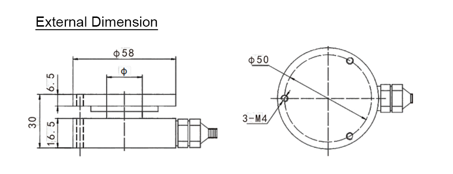 Miniature Pan Force Load Cell Transducer