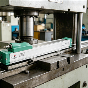 Application of KTF linear displacement sensor in hydraulic press