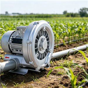 High-pressure ring blower helps the development of modern agricultural water-saving irrigation
