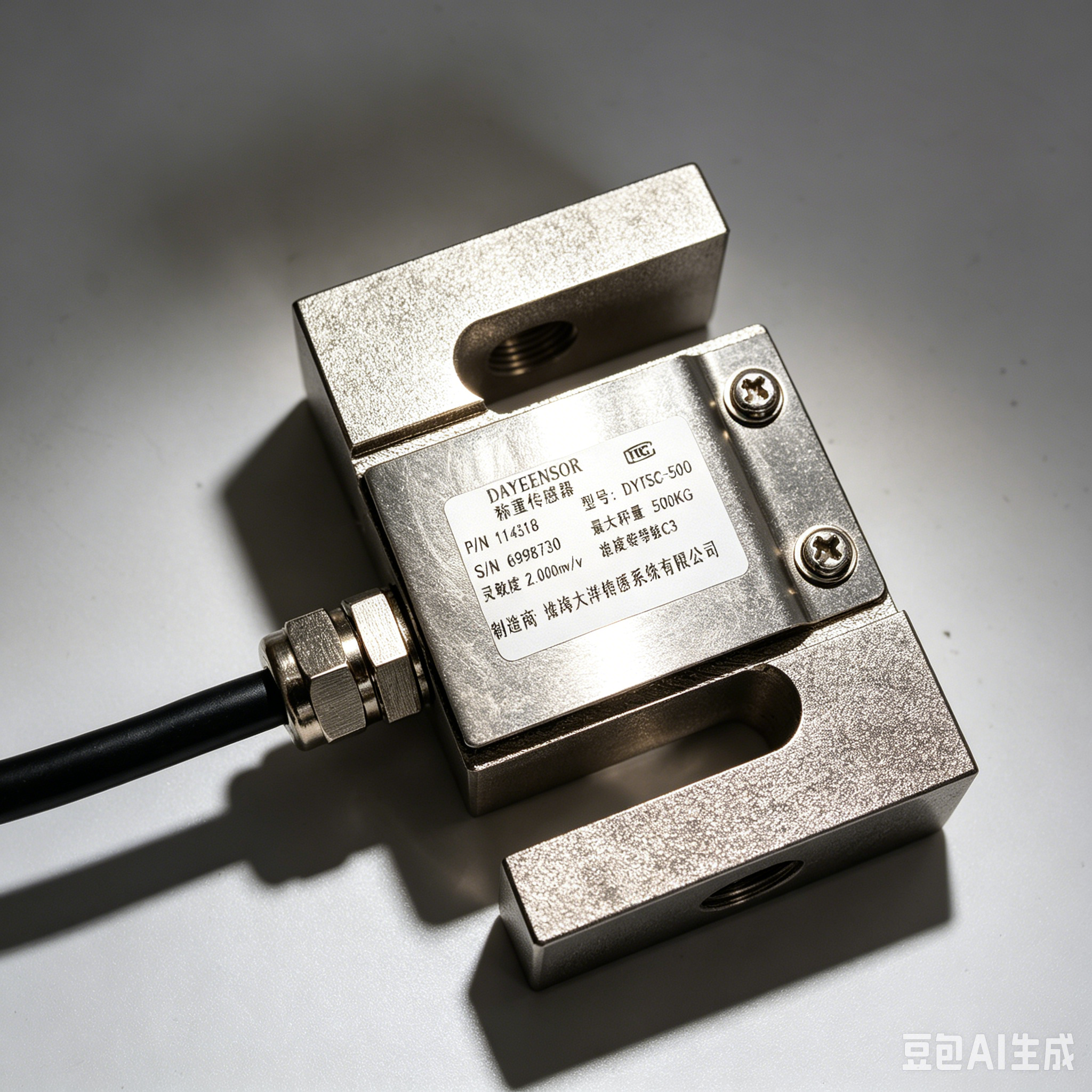 S-Type Load Cell 50kg-5T Tension Compression Force Sensor 2.0-3.0mV/V Weighing Sensor for Industrial Automation & Hopper Scale