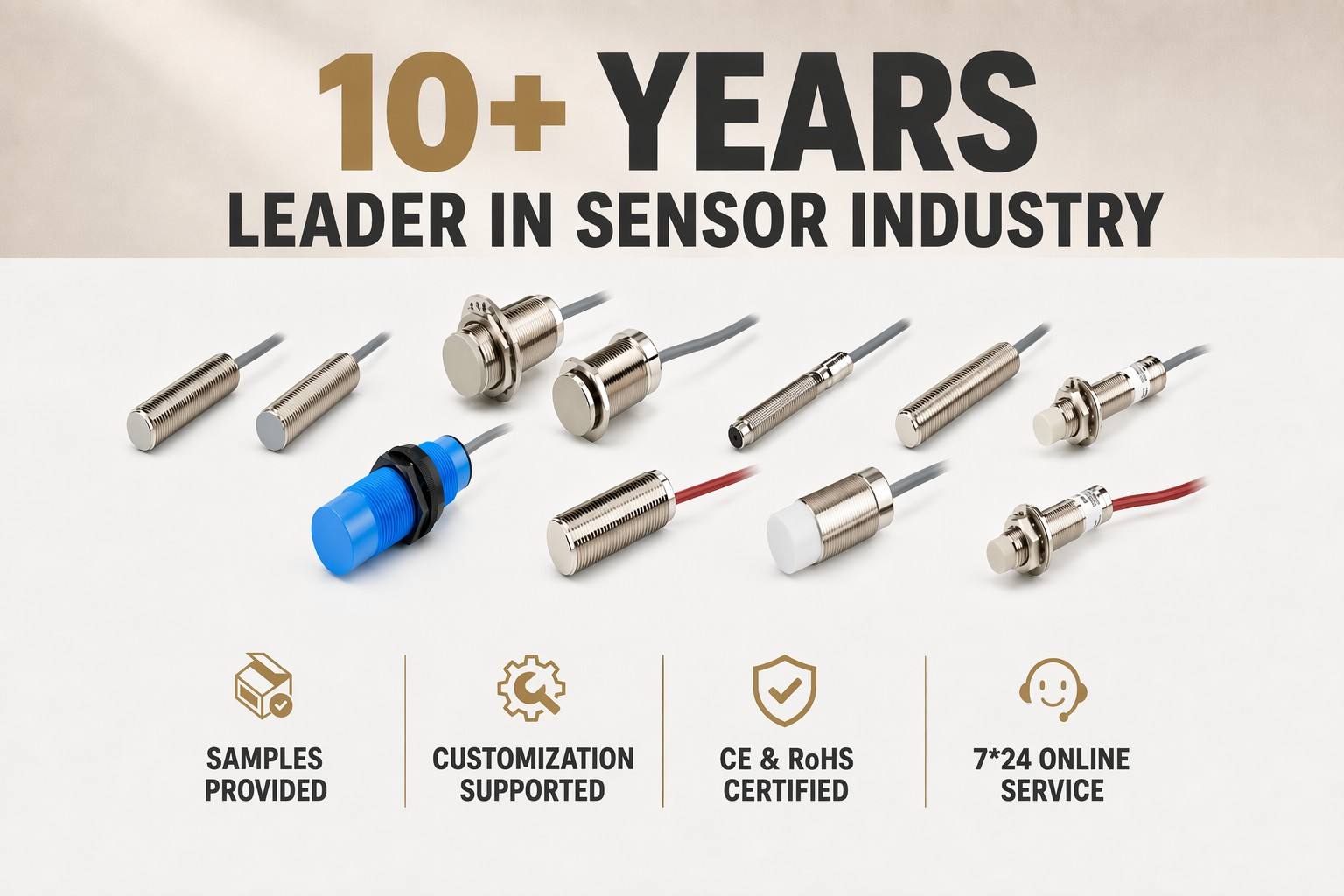 proximity sensors for CNC Conveyor Packaging Machine Metal Positioning Detection