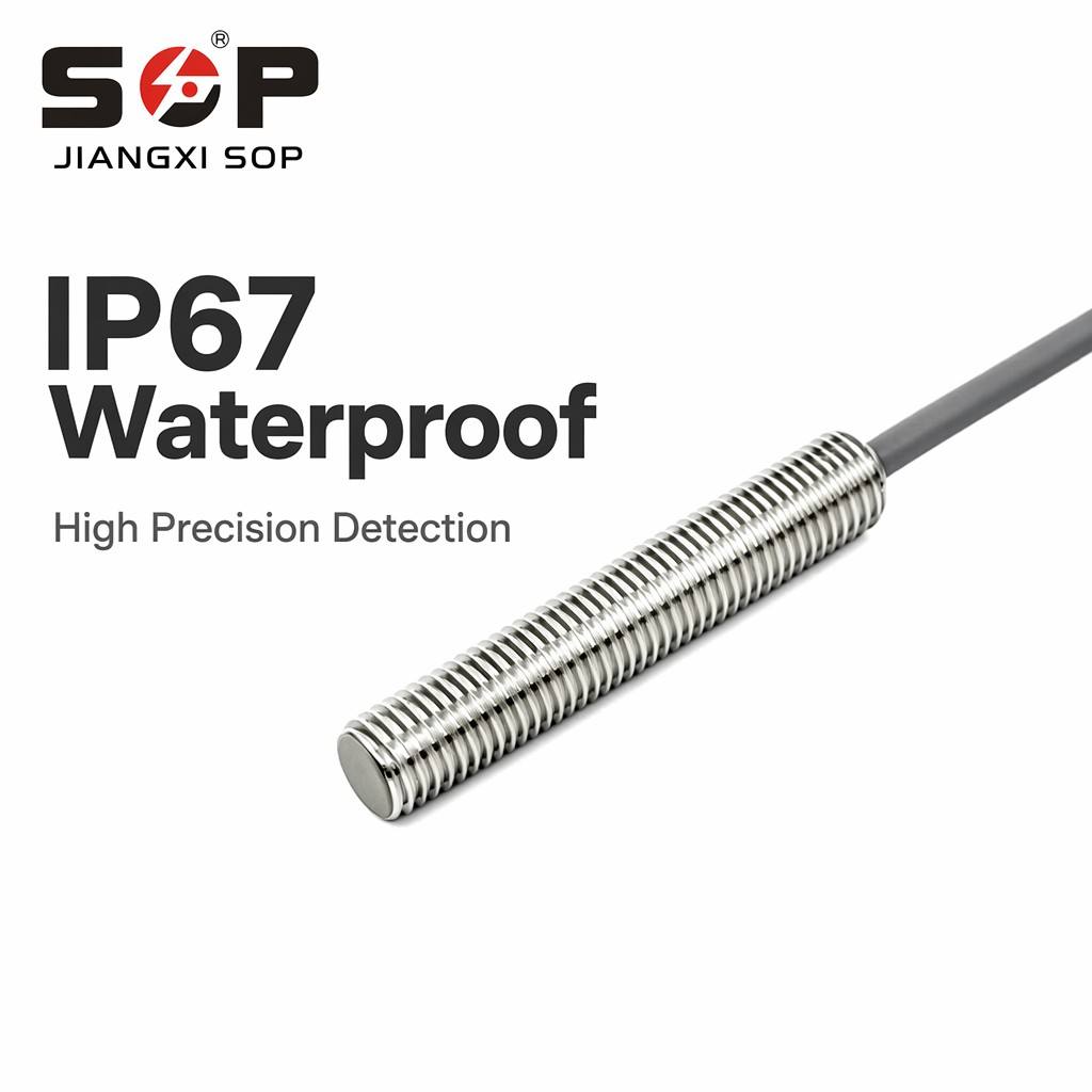 Industrial Automation M8 Proximity Sensor for CNC Conveyor Packaging Machine Metal Positioning Detection DC 3 Wire PNP NO IP67