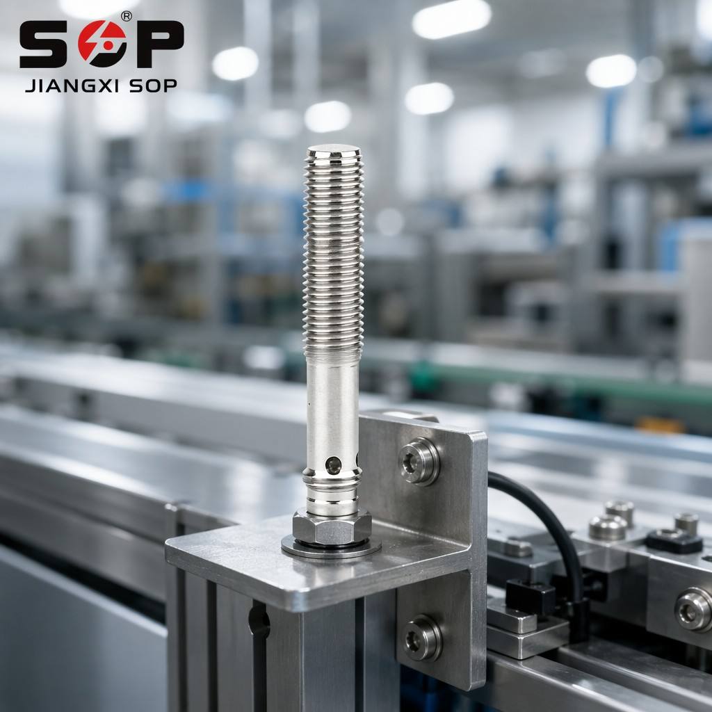 Industrial Automation M8 Proximity Sensor for CNC Conveyor Packaging Machine Metal Positioning Detection DC 3 Wire PNP NO IP67