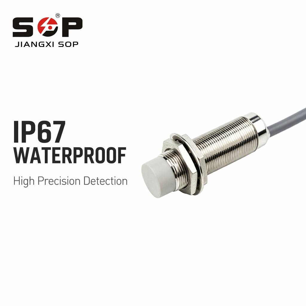 Customized M18 Non-Flush Unshielded Cylindrical Inductive Proximity Sensor 3-Wire Metal Detection Switch 8mm16mm for Robotic Arm
