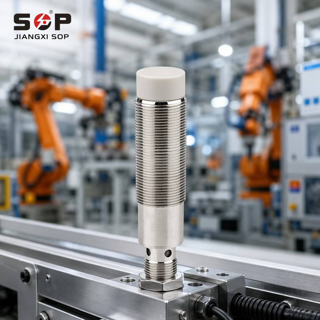 Customized M18 Non-Flush Unshielded Cylindrical Inductive Proximity Sensor 3-Wire Metal Detection Switch 8mm16mm for Robotic Arm