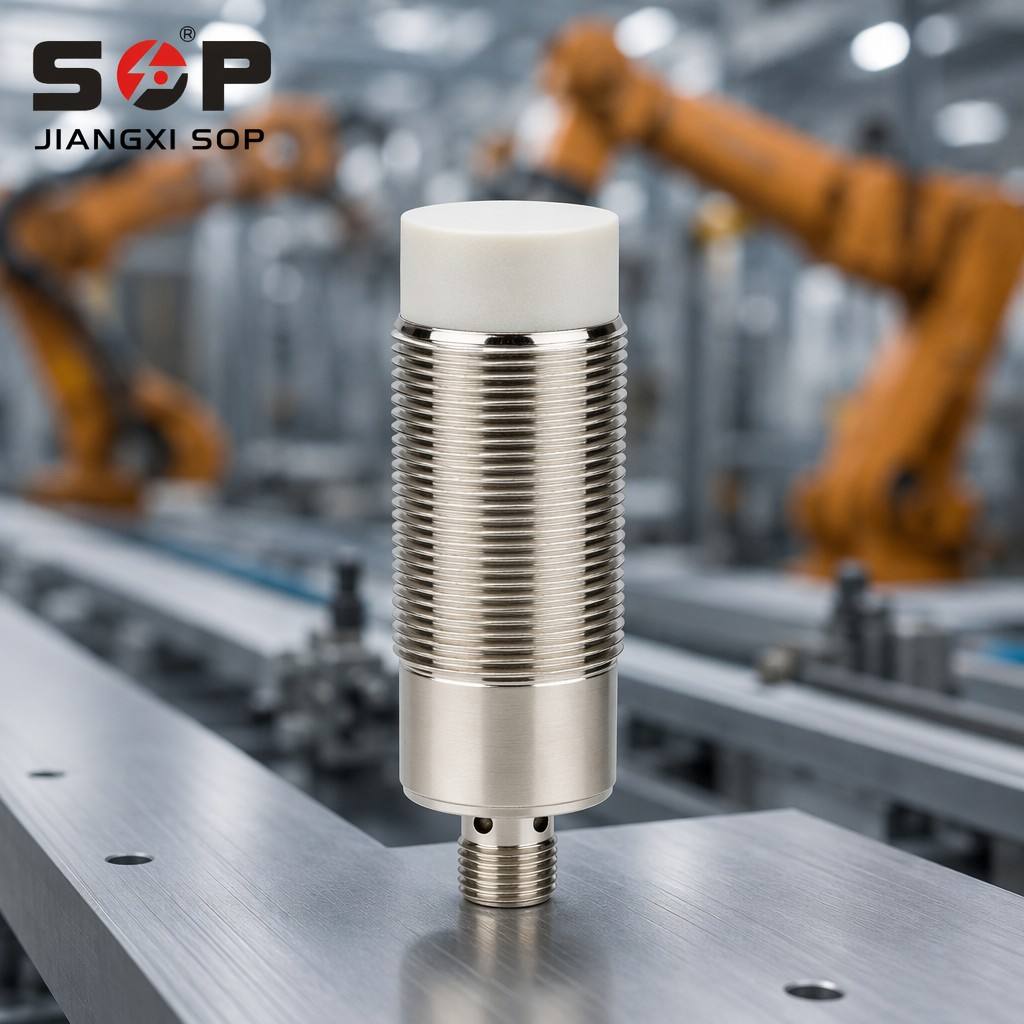 Cylindrical M30 Non-Shield Proximity Switch 16mm Sensing NPN/PNP NO NC IP67 Sensor for Factory Automation Metal Object Sensing
