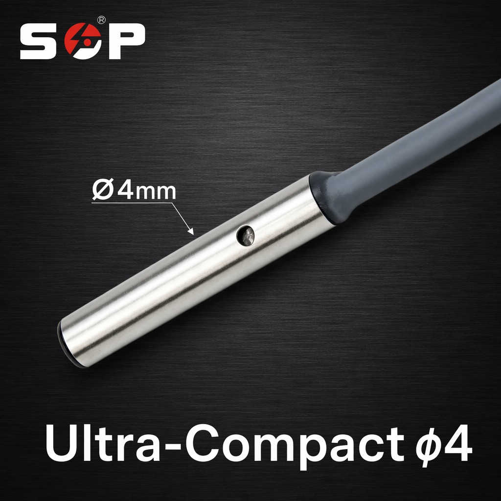 Ultra Small 4mm Inductive Proximity Switch Shielded 0.8mm 1.5mm NPN PNP for Robotic Arm SMT Machine Narrow Space
