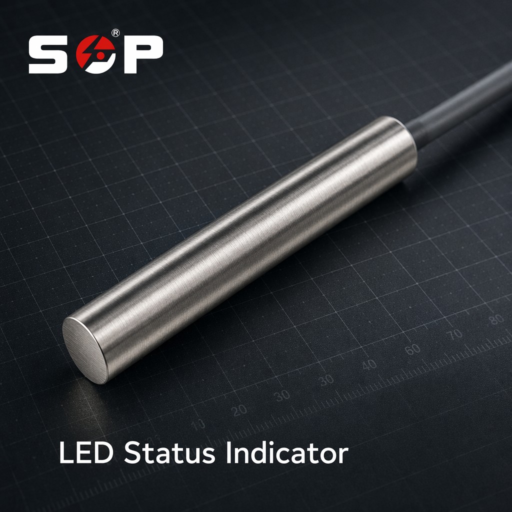 Flush Mount 6.5mm Shielded Inductive Proximity Sensor 1mm 3mm NPN PNP IP67 Stainless Steel DC 10-30V for Machine Tools