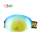 Fashion Oem Logo Wide Vision Magnet Snow Goggle avec aimant