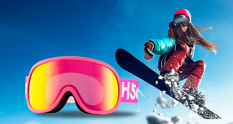 Snow ski goggles