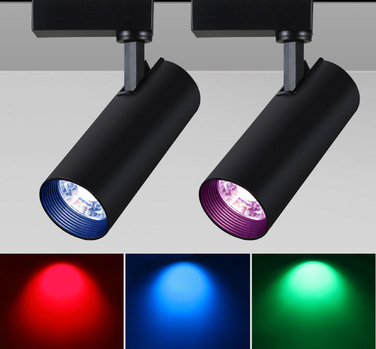 RGB LED Track Light Heads For Bars